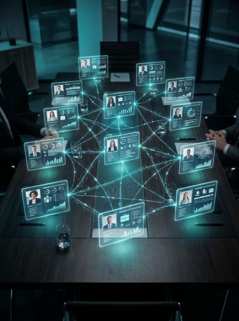 A network of business leaders, founders, and AI builders reached through Strattegys